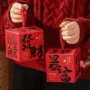 ❮10入套組❯ 春節精美伴手禮盒 年貨手提禮品盒：圖片 4