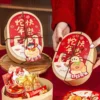 ❮全套附卡紙10張/吊牌25入及綁帶❯ 蛇年可愛喜慶糖果伴手禮物盒
