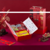 ❮見喜禮盒＋中國結❯ 創意大吉喜氣雙開門 拜年禮品盒：圖片 4