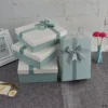 精美韓版文藝小清新長方形燈具禮品盒｜米色蓋Tiffany藍底：圖片 2